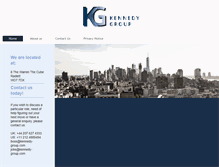 Tablet Screenshot of kennedy-group.com